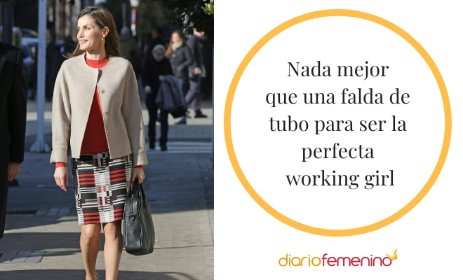 Looks de oficina para lucir la falda de tubo